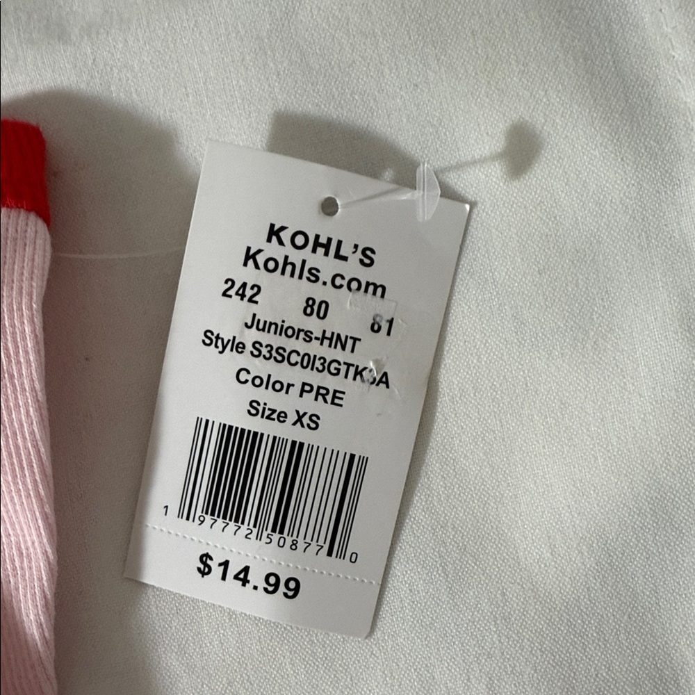 Strawberry Shortcake Pink Crop Top - Picture 3 of 5